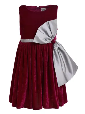 Silver Bow Dress