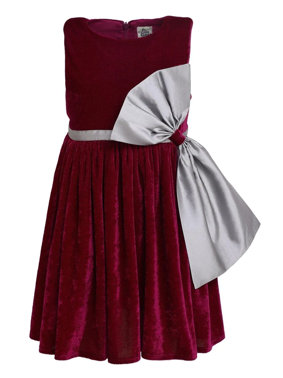 Silver Bow Dress