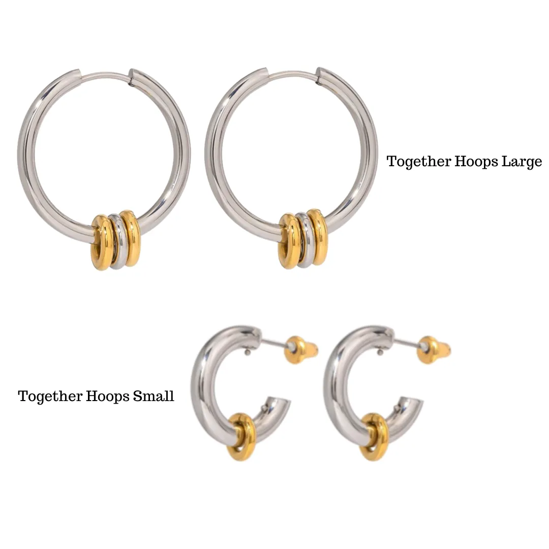 Small Together Hoops
