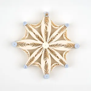 Snowflake 2D Ornament - Single