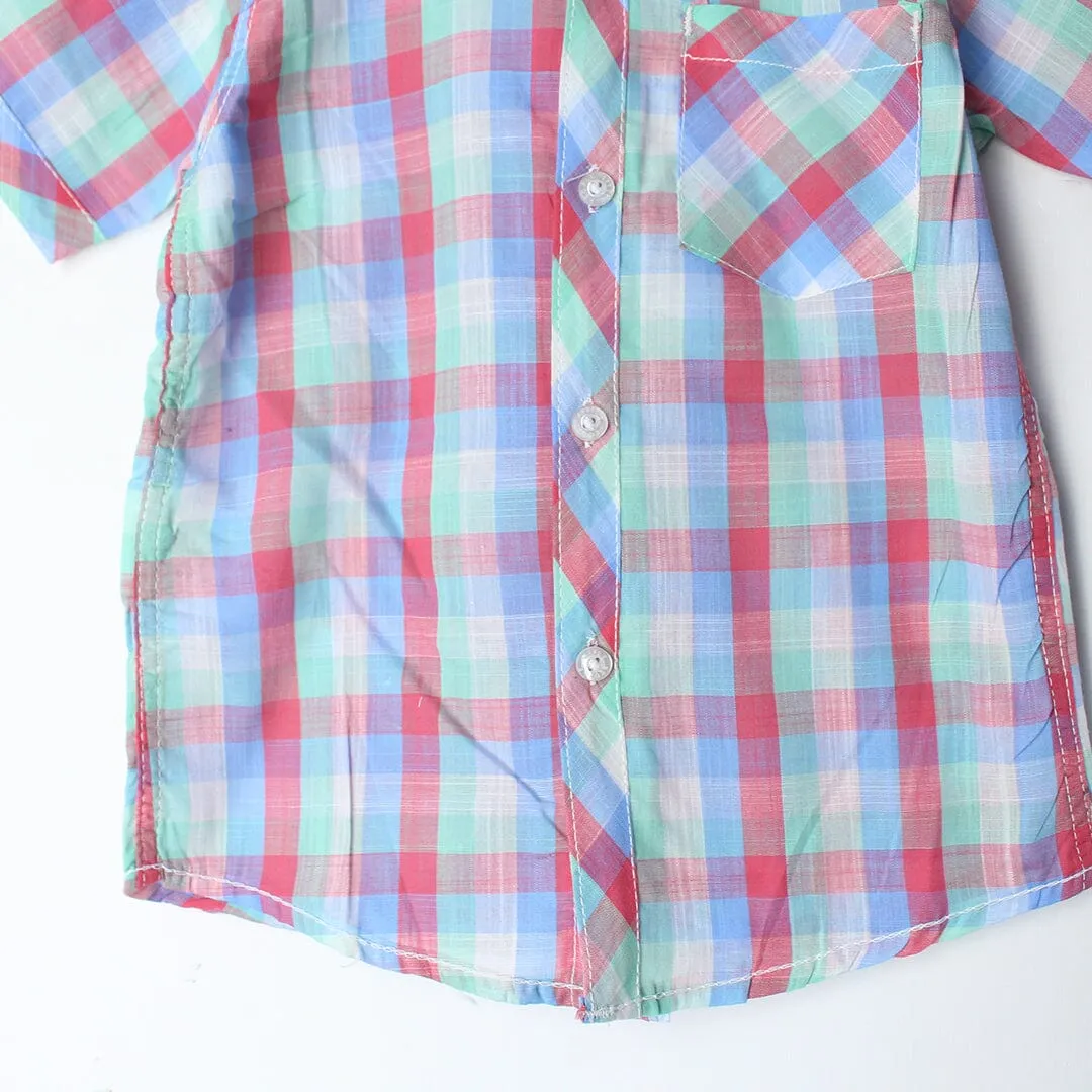 Sober Multi Themed Stylish Boys Casual Shirt