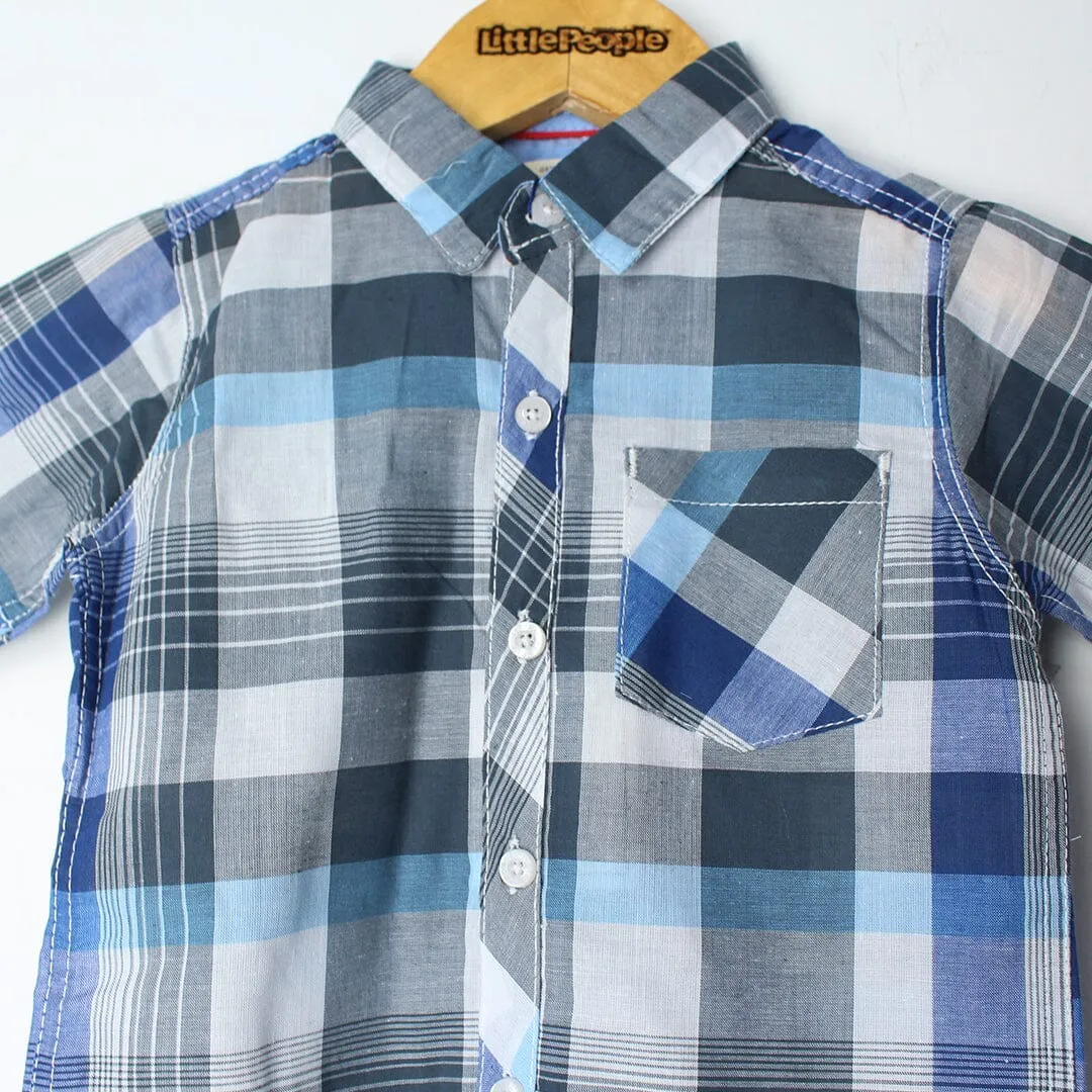 Sober Multi Themed Stylish Boys Casual Shirt