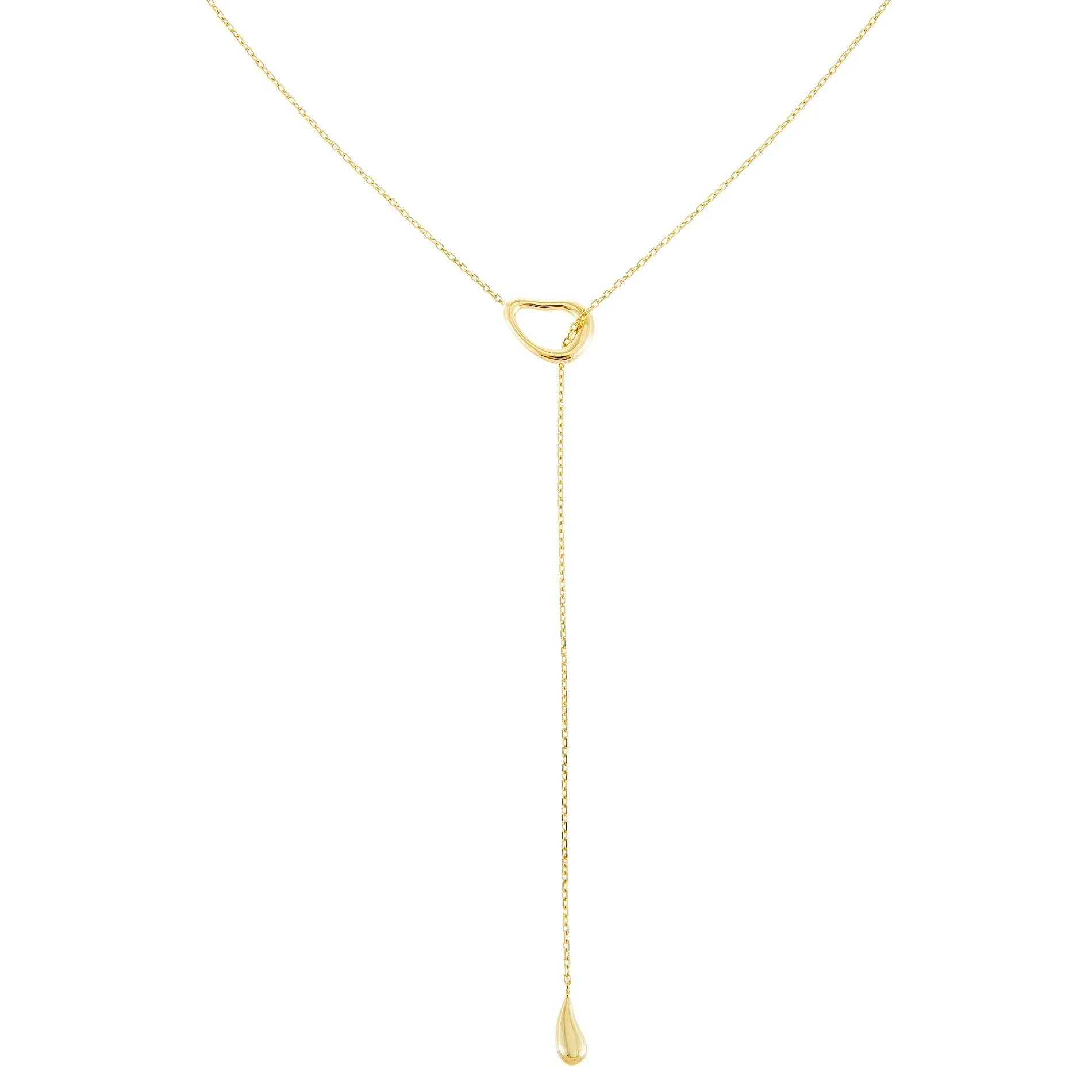 Solid Teardrop Toggle Lariat