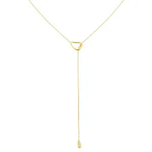Solid Teardrop Toggle Lariat