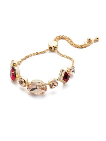 Sorrelli Primavera Slider Bracelet - Scarlet Champagne