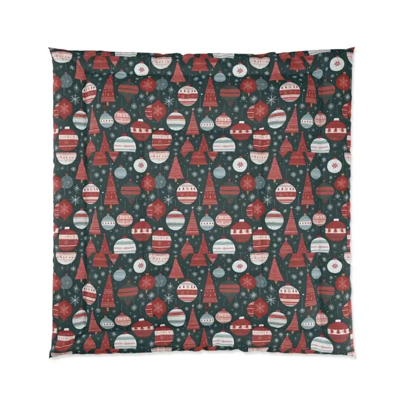 Sparkling Christmas Ornaments Comforter for Cozy Home