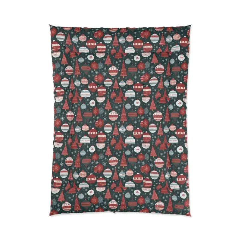 Sparkling Christmas Ornaments Comforter for Cozy Home