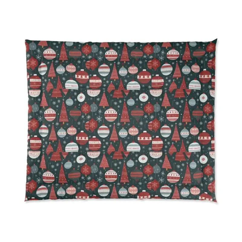 Sparkling Christmas Ornaments Comforter for Cozy Home