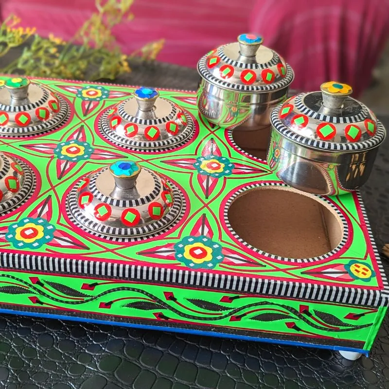 Sparkling Green Multi Purpose Tray