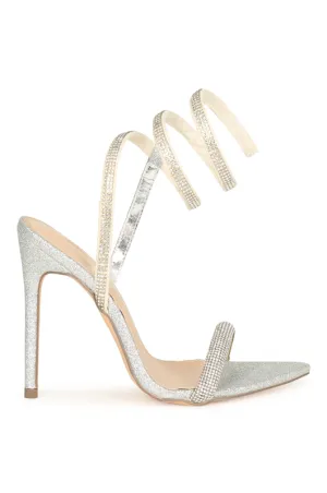 Spiral Stiletto with Rhinestone