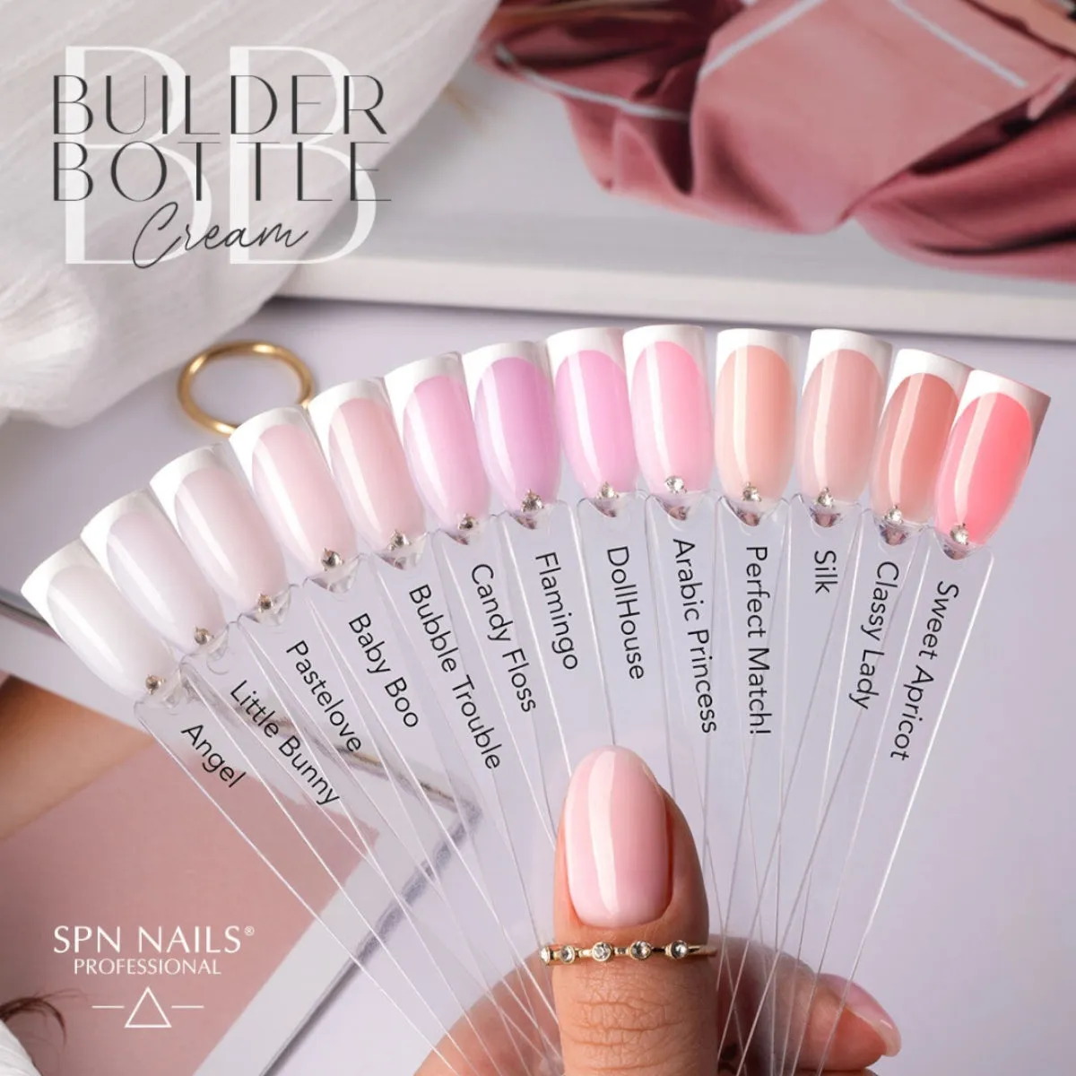 SPN Nails Builder Bottle Cream Sweet Apricot