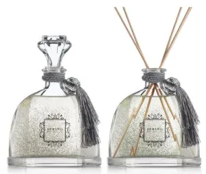 Spring Diffuser White Flower Silver Glitter 340 Ml