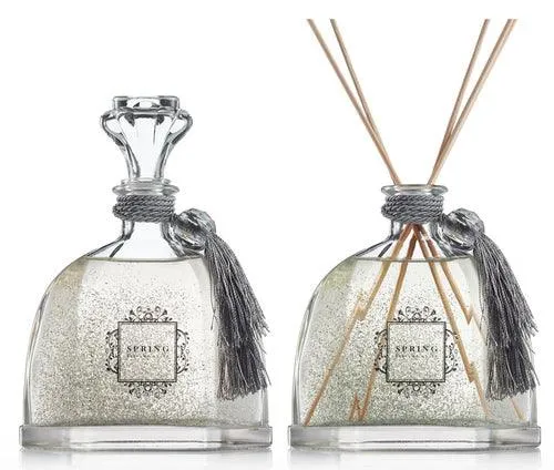 Spring Diffuser White Flower Silver Glitter 340 Ml