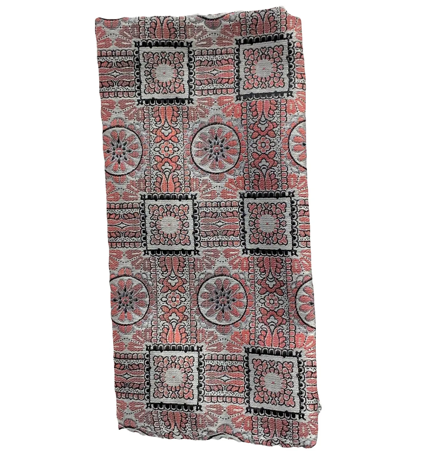 Stacy Adams Tie and Handkerchief - Pink Daisy T43