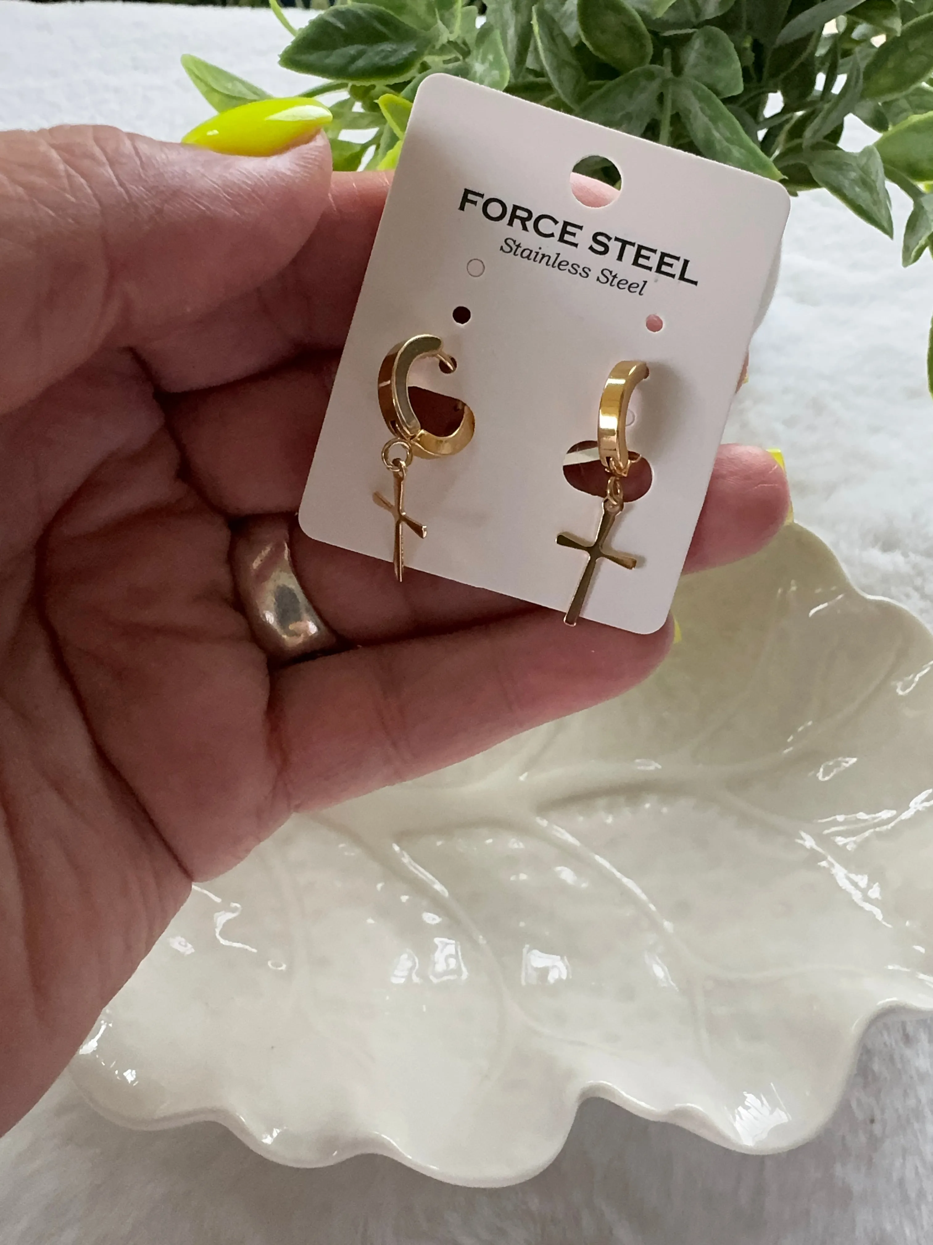 Stainless steel earrings