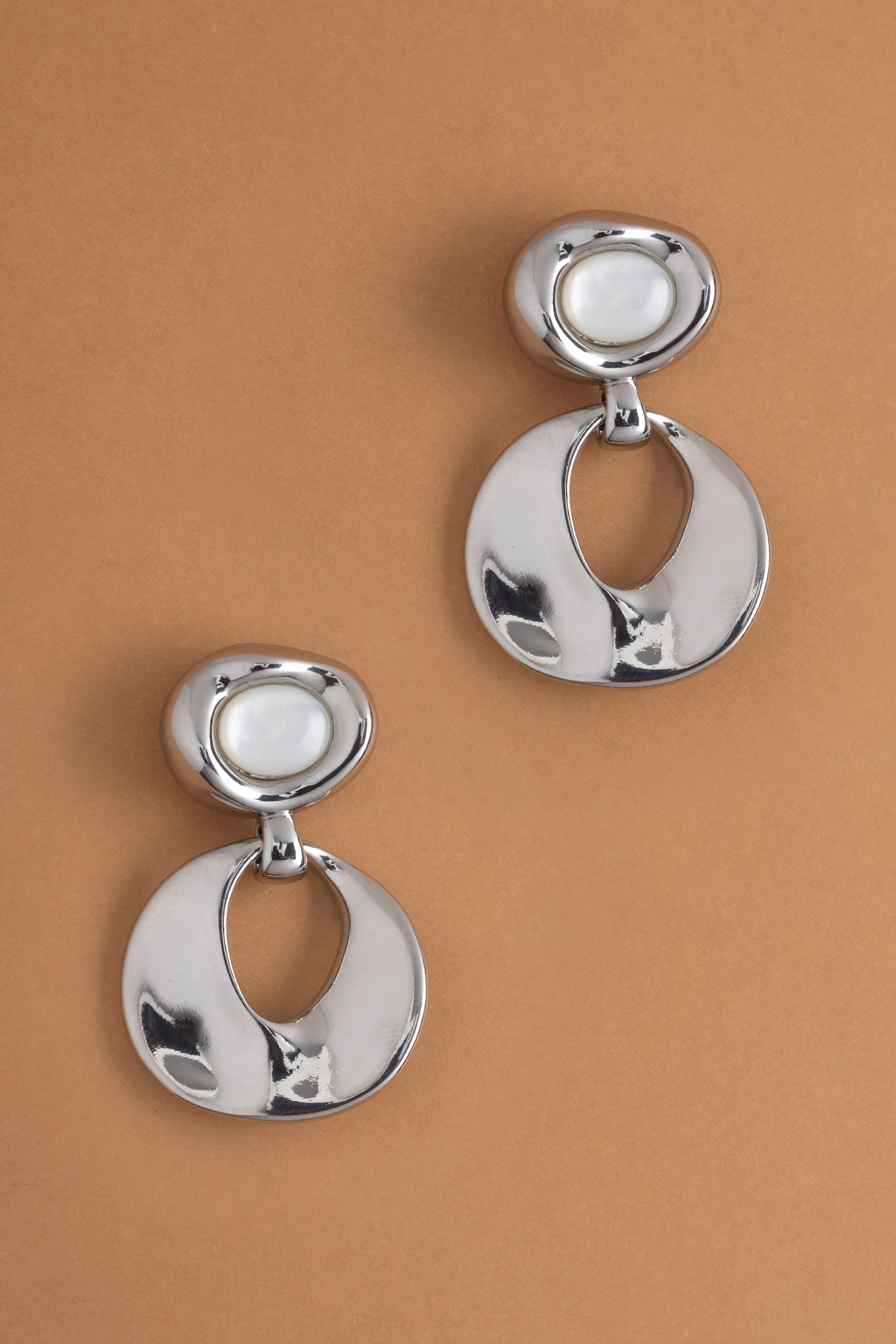 Sterling Rhodium Earrings