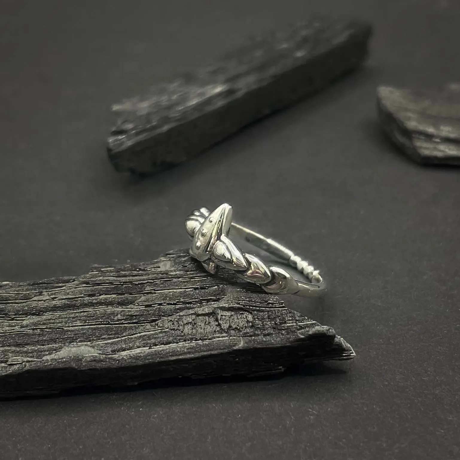 Sterling Silver Anime ring, cosplay jewelry