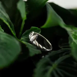 Sterling Silver Anime ring, cosplay jewelry
