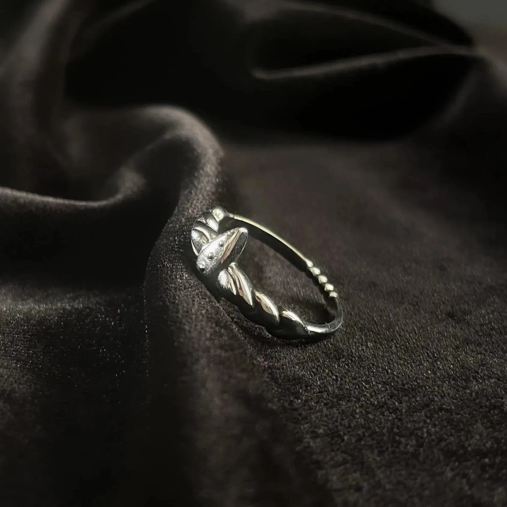 Sterling Silver Anime ring, cosplay jewelry
