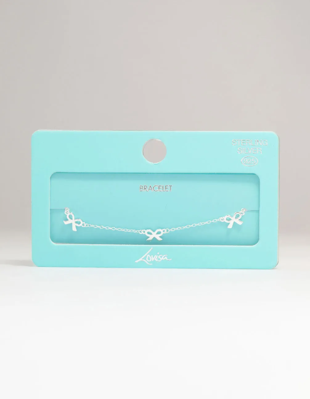 Sterling Silver Bow Bracelet