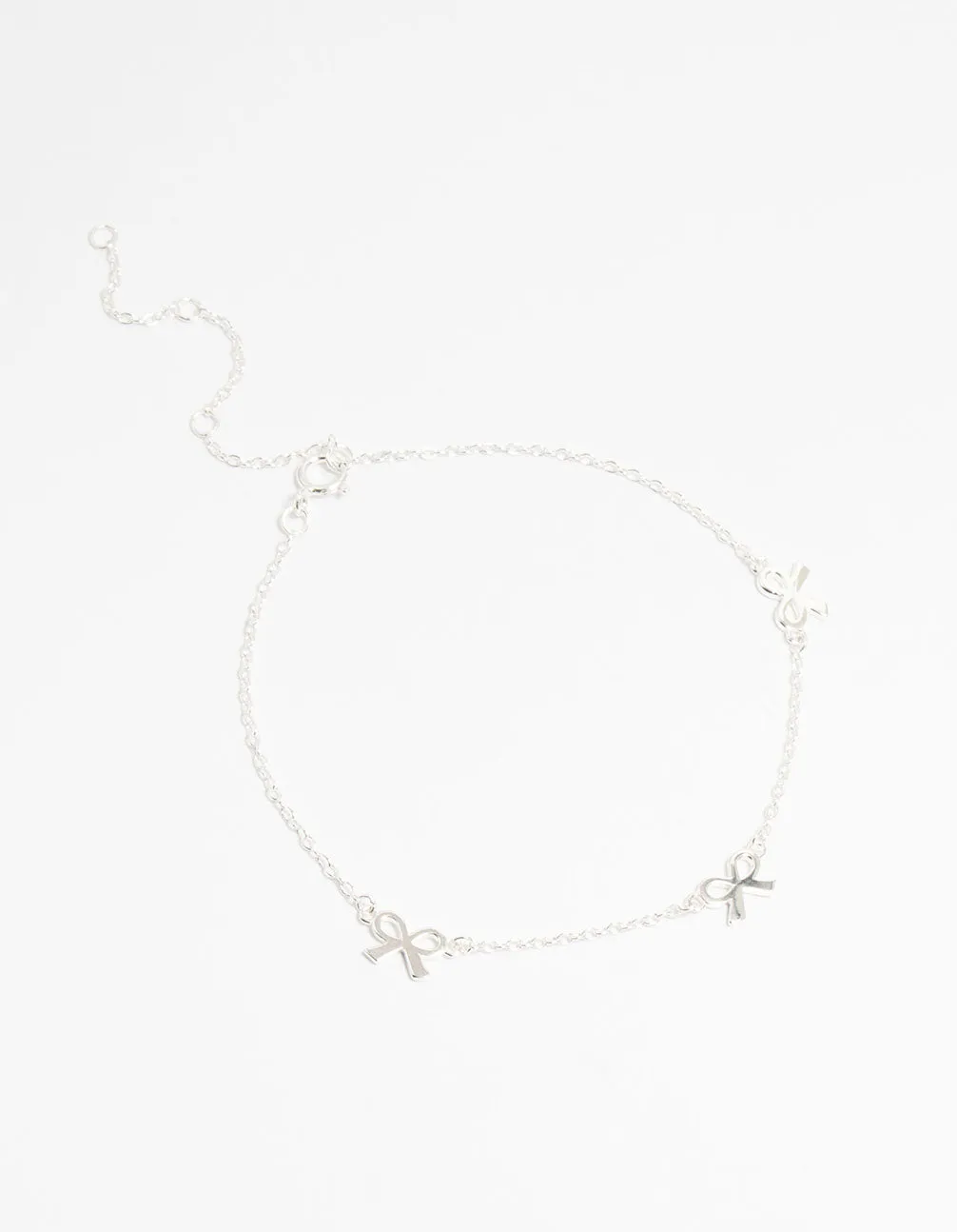 Sterling Silver Bow Bracelet