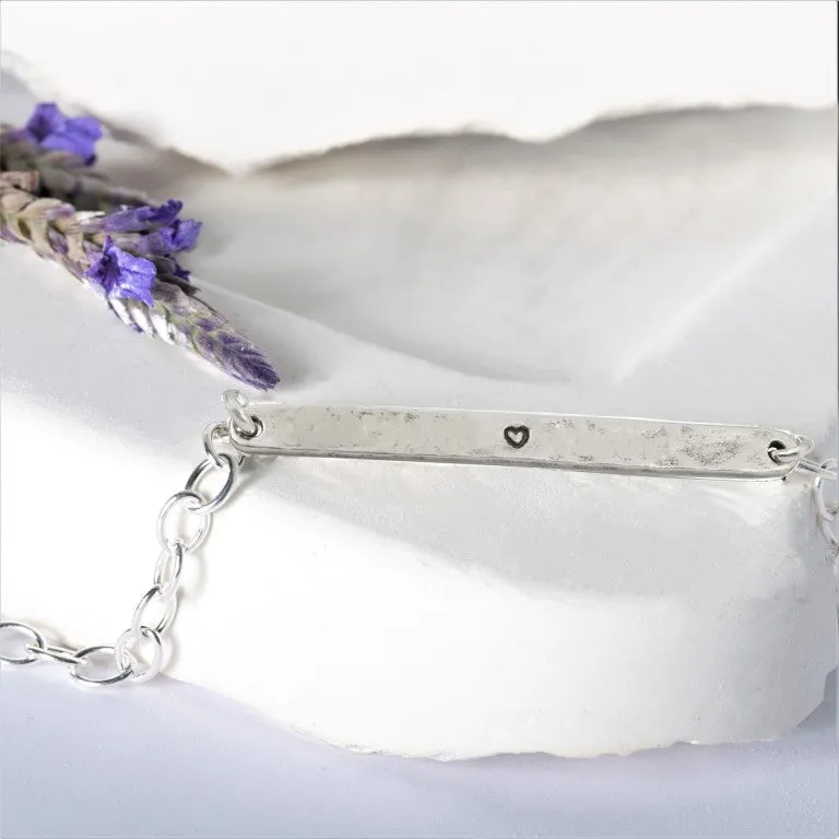 Sterling Silver Bracelet for woman with hearts
