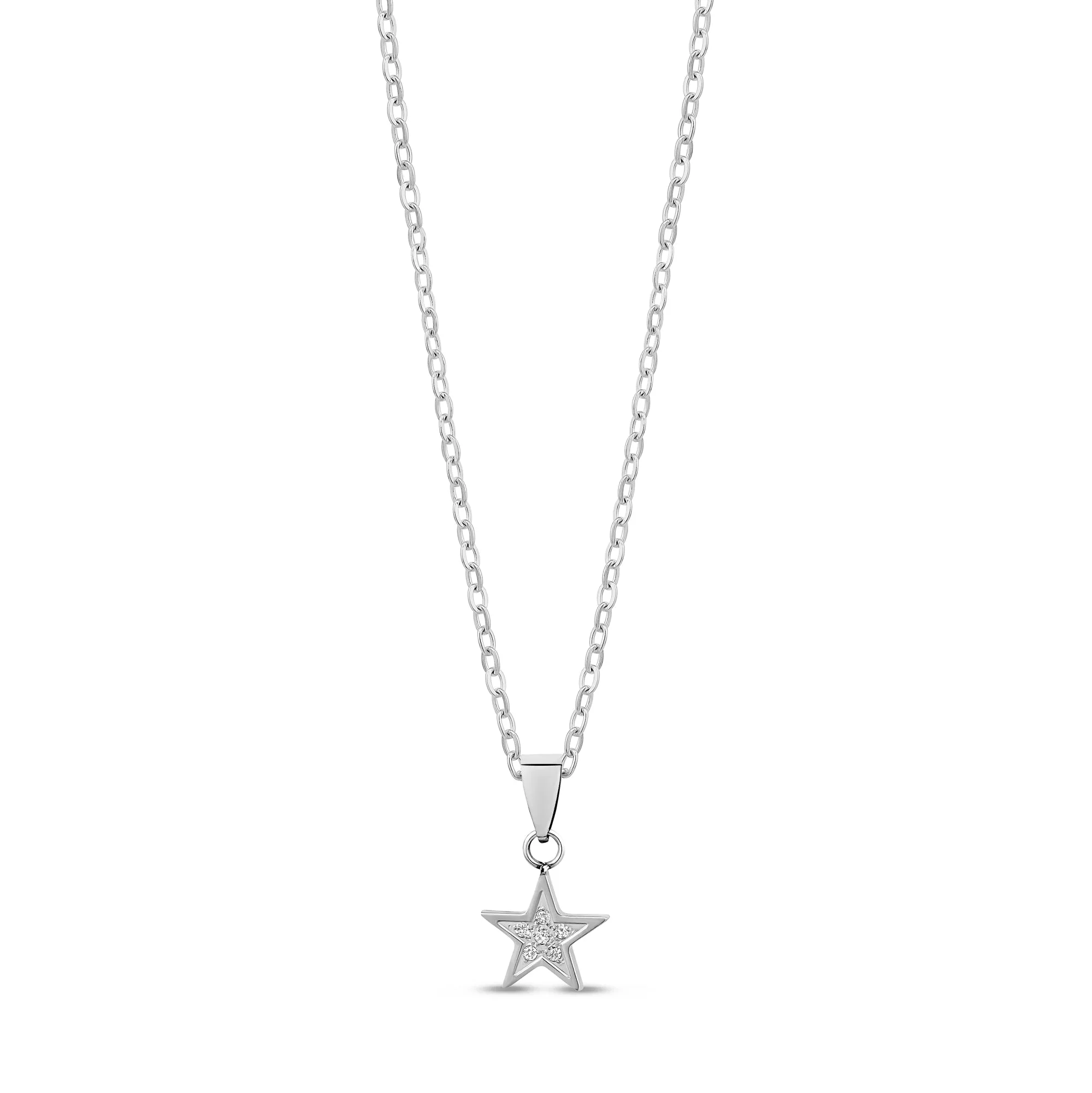 Stone-Set Star Pendant