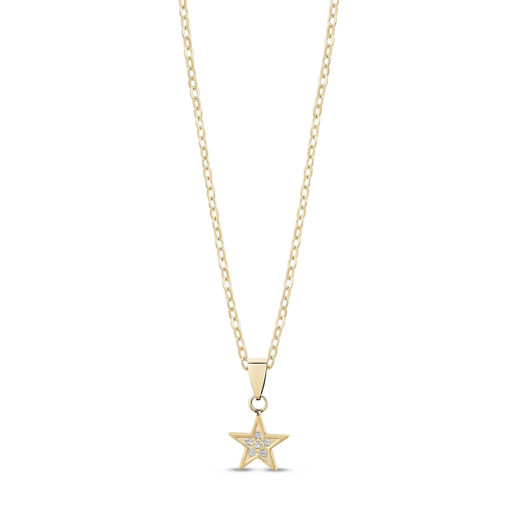 Stone-Set Star Pendant