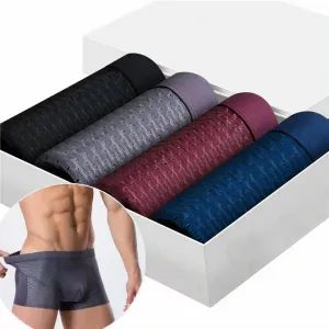 Stylish Bamboo Boxer Shorts Set in Trendy Colors