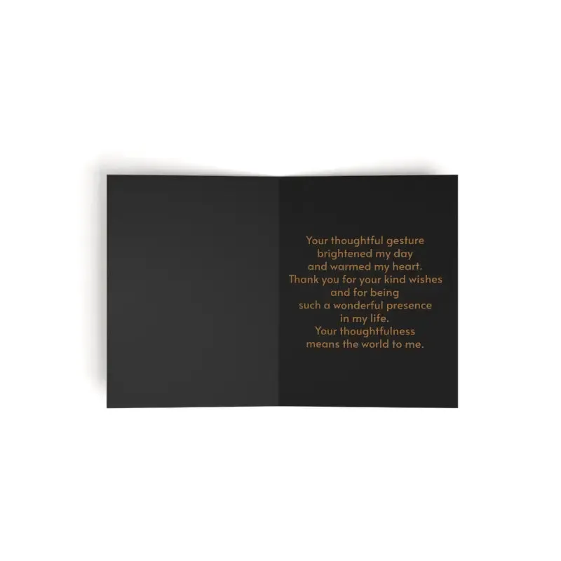 Stylish Greeting Cards with Matching White Envelopes