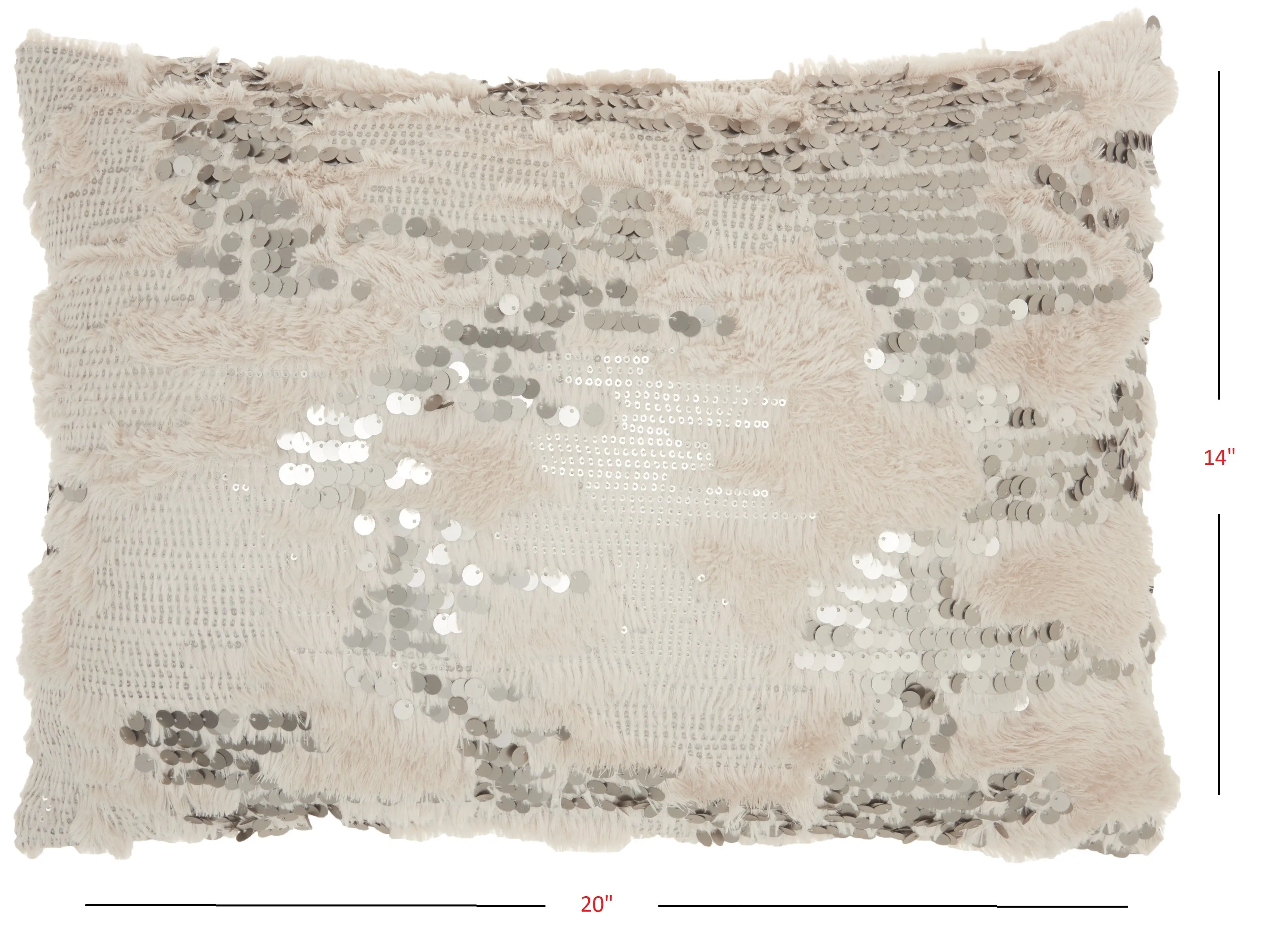 Stylish Handcrafted Beige Accent Throw Pillow