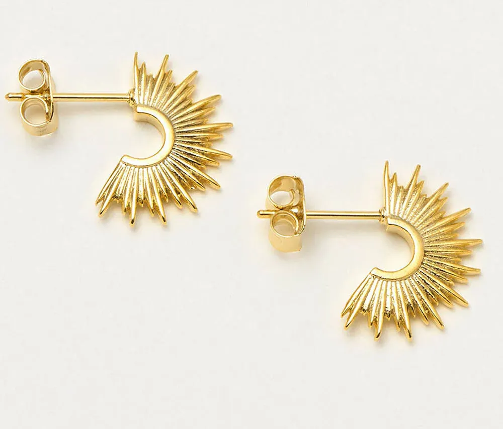 SUNBURST Hoop Earrings