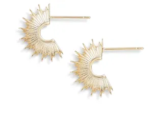 SUNBURST Hoop Earrings