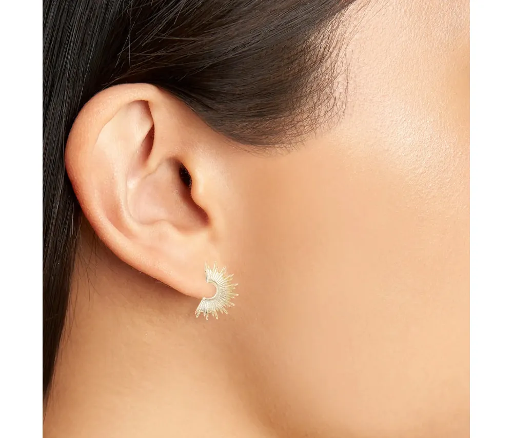 SUNBURST Hoop Earrings