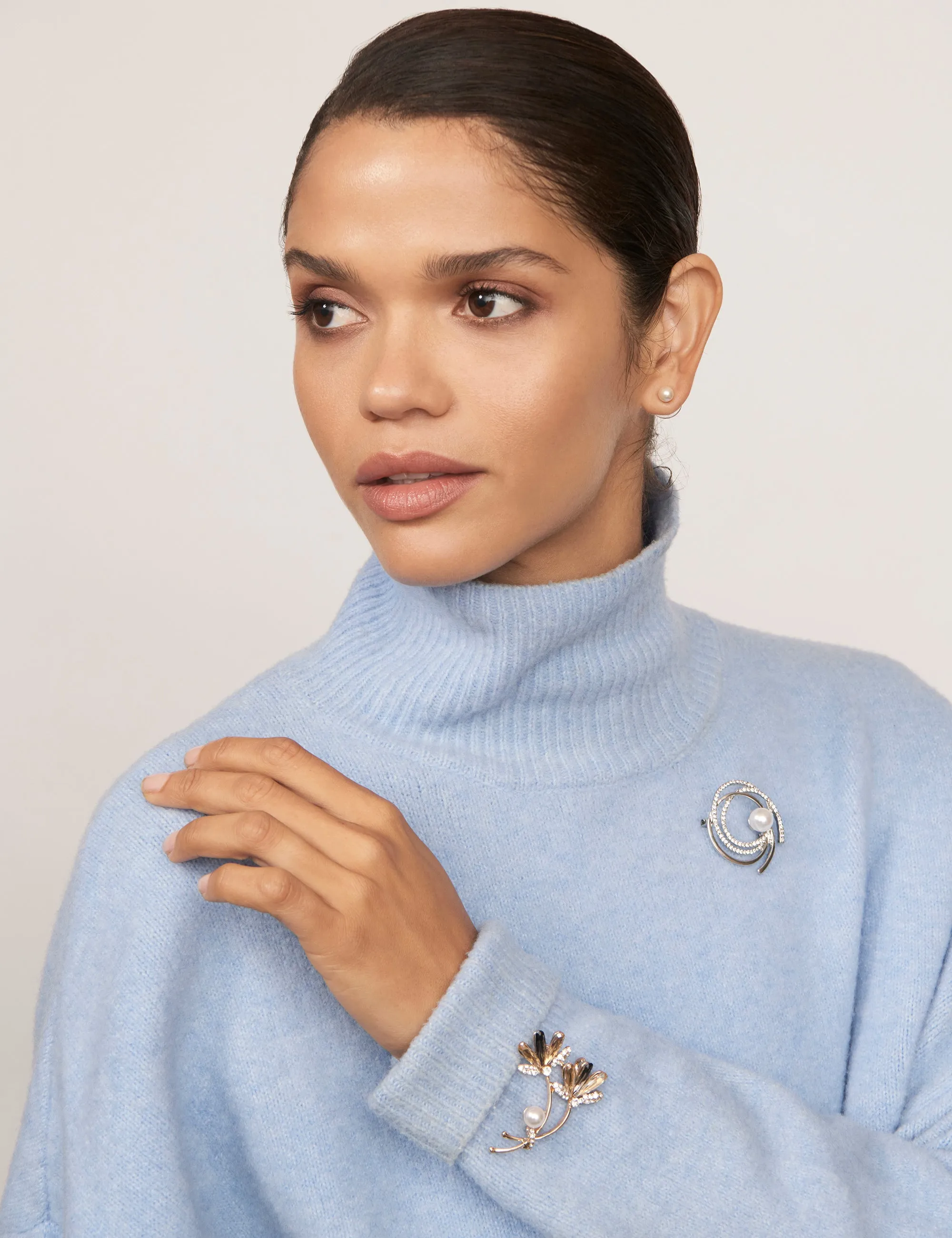 SUNDANCE FLORAL BROOCH