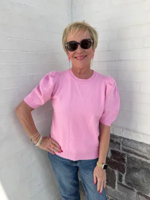 Sweet Gesture Top -Baby Pink