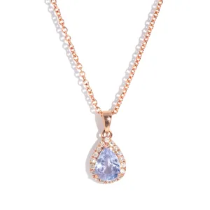 Taytum 1.13ct Sapphire & Diamond Pendant with Chain