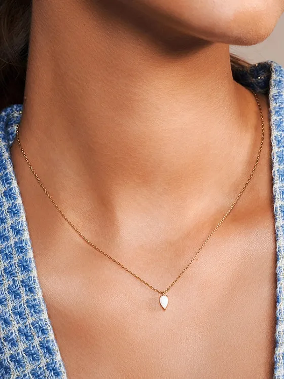 Teardrop Opal Necklace