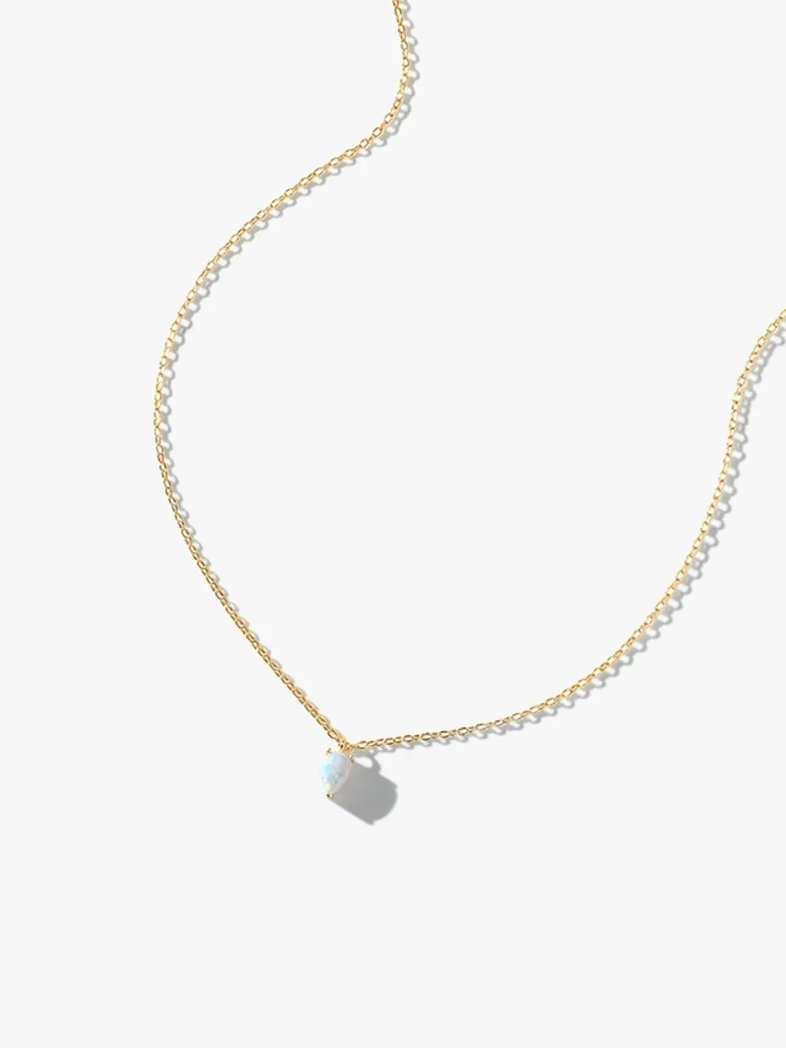 Teardrop Opal Necklace