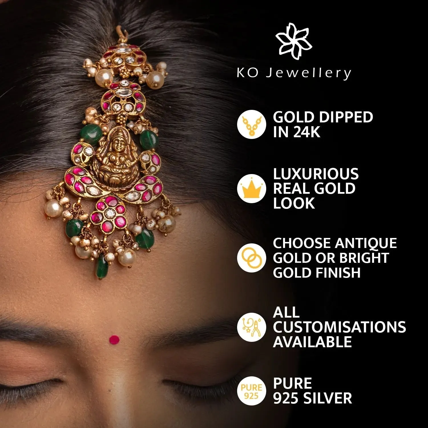 The Abir Silver Earrings(Pearl)
