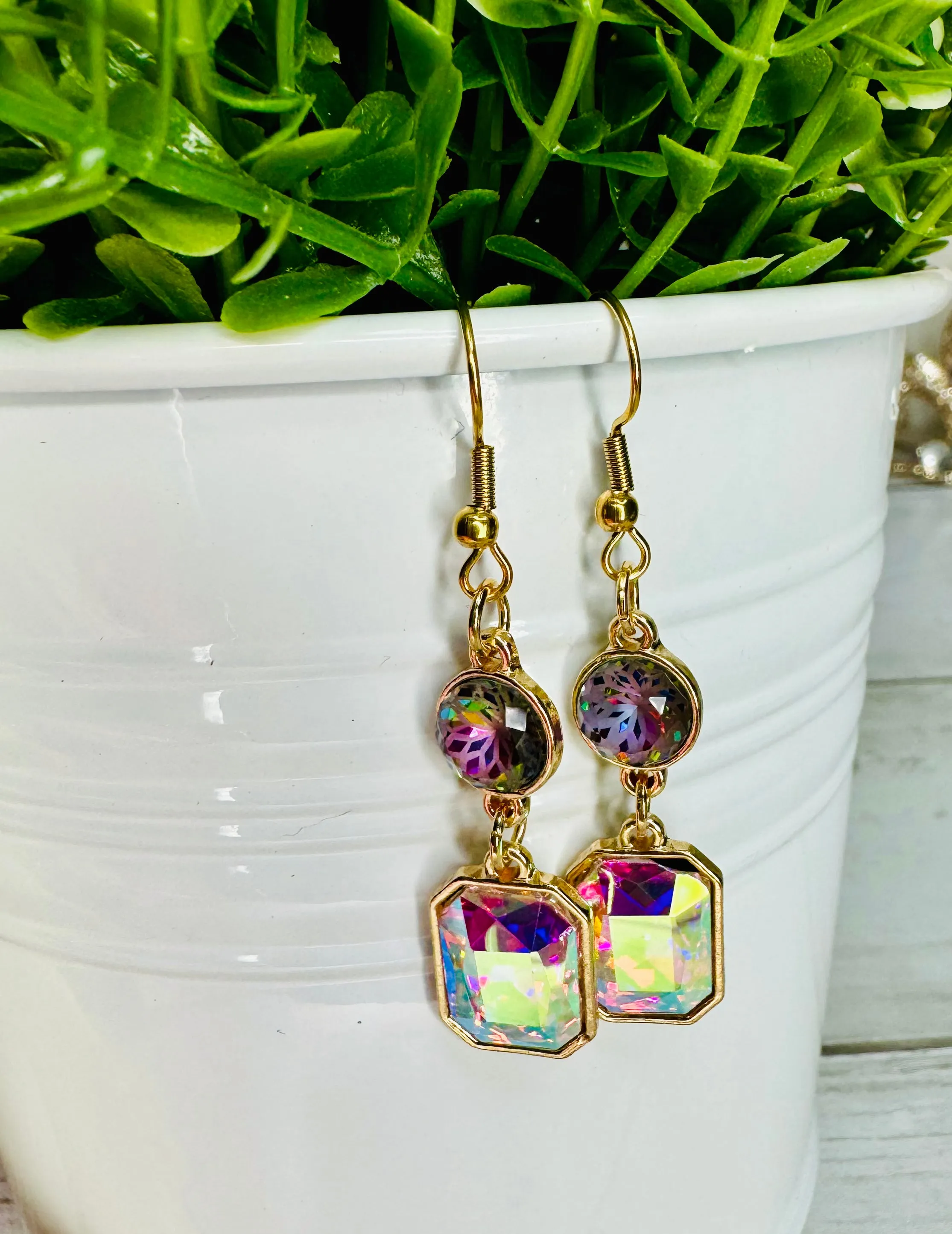 The Alluring Glinda Rhinestone Earrings