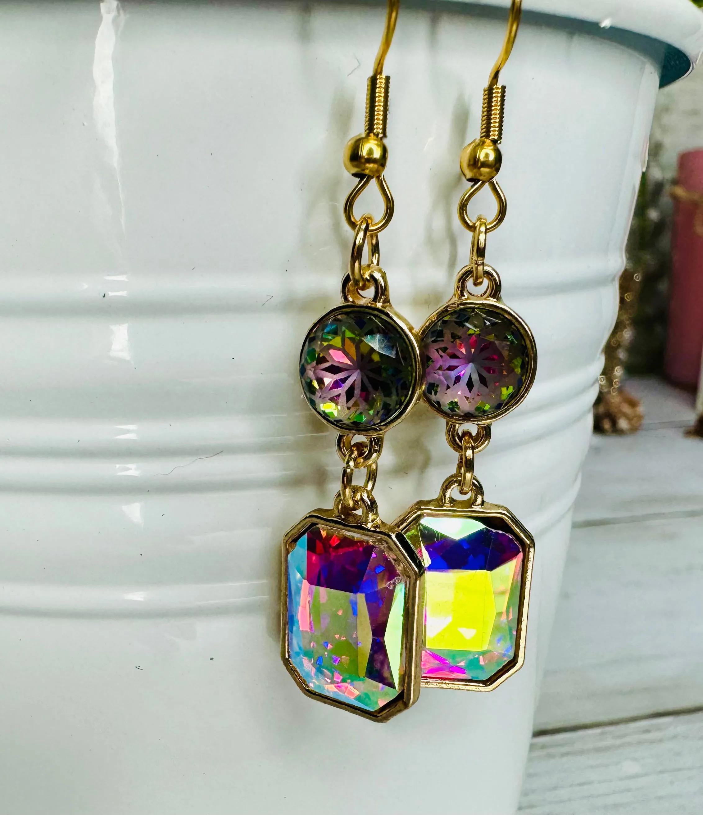 The Alluring Glinda Rhinestone Earrings