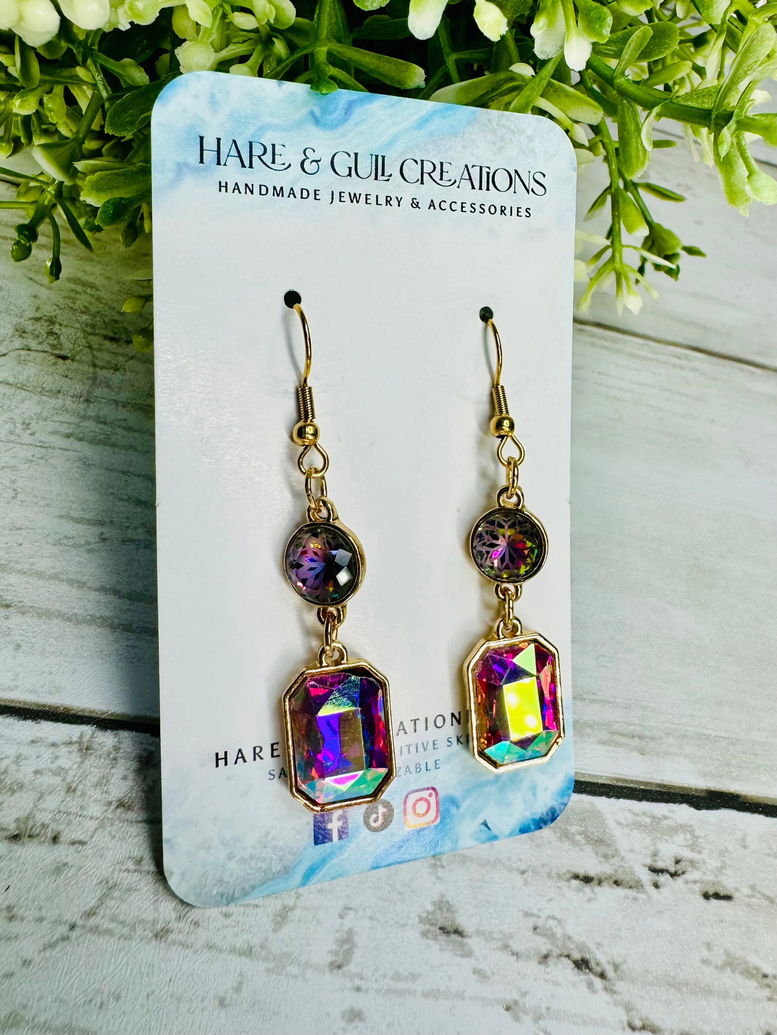 The Alluring Glinda Rhinestone Earrings