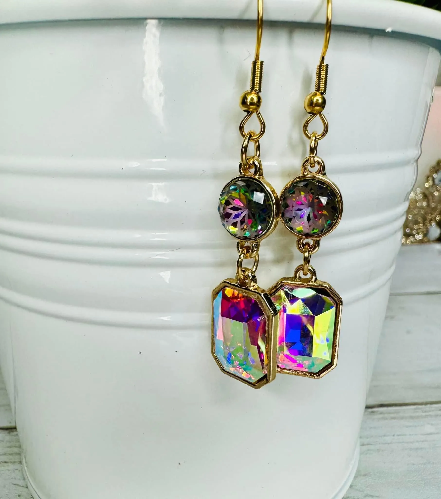 The Alluring Glinda Rhinestone Earrings