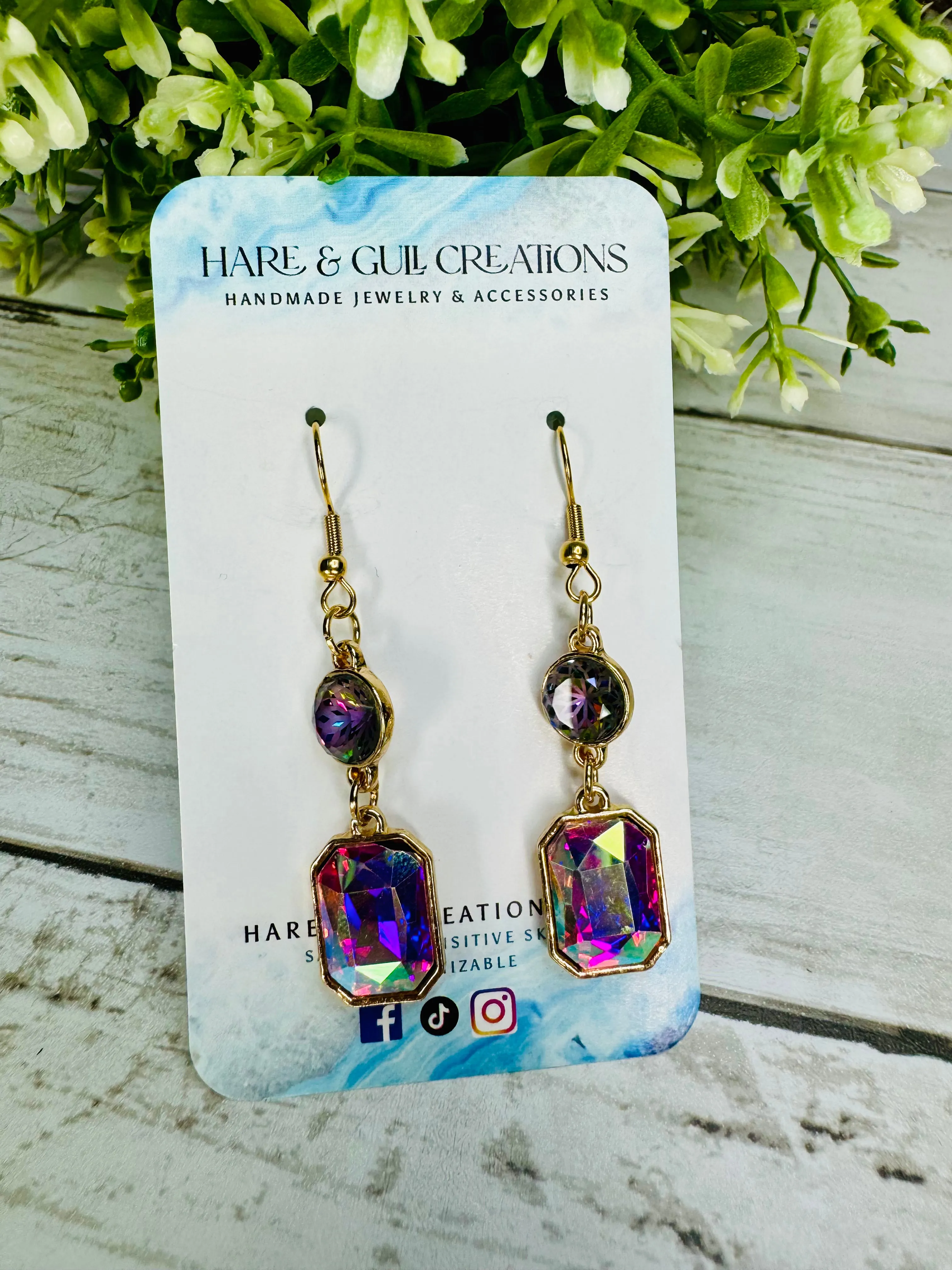 The Alluring Glinda Rhinestone Earrings