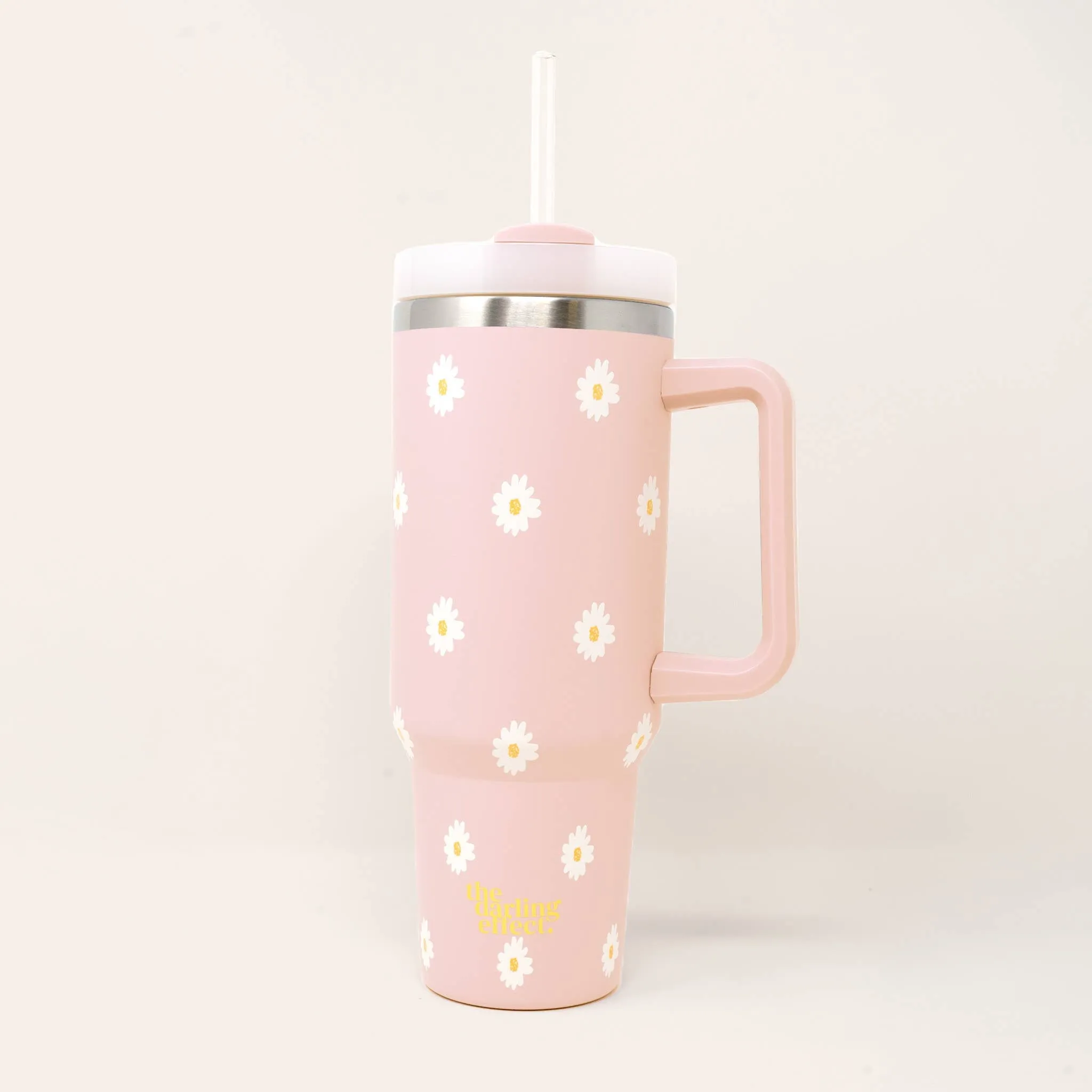 The Darling Effect - Take Me Everywhere Tumbler - Dancing Daisy Pink