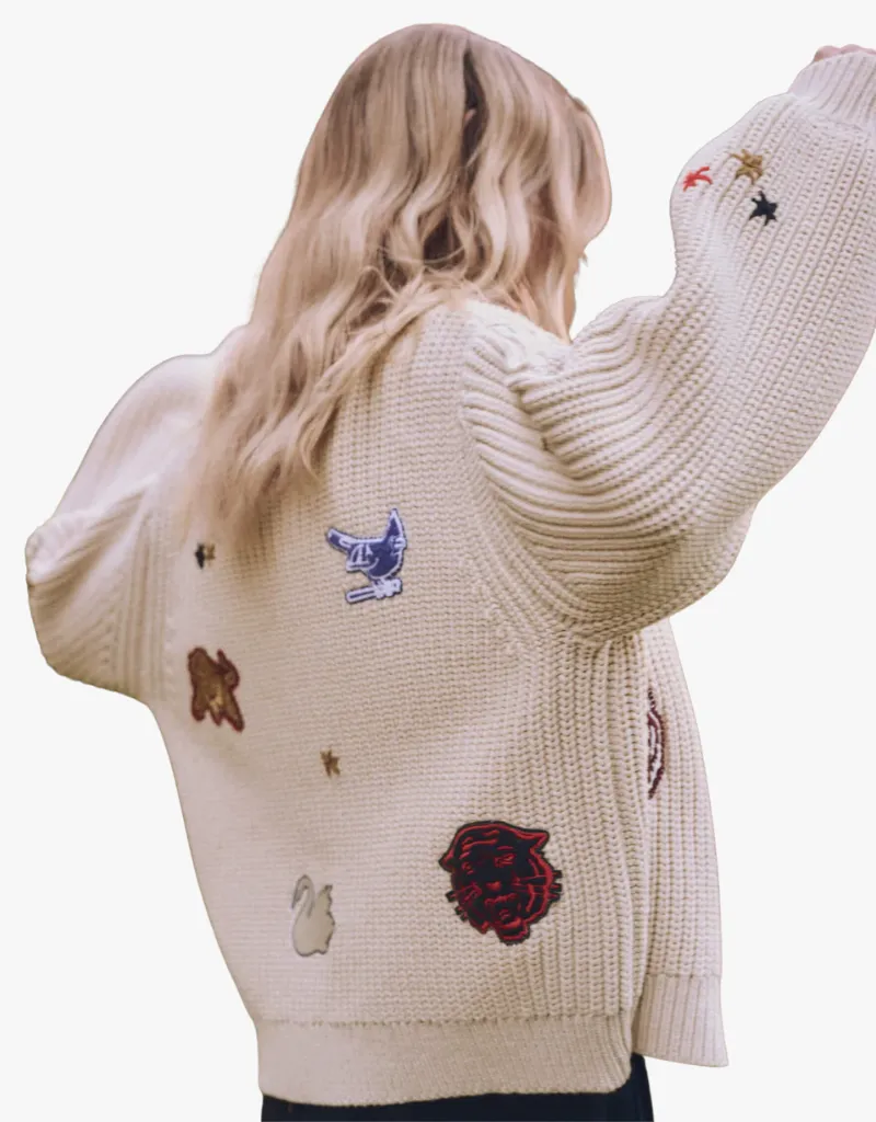The Great The Collegiate Cardigan in Natural