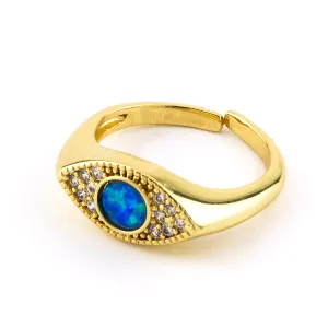 Third Eye Ring Blue