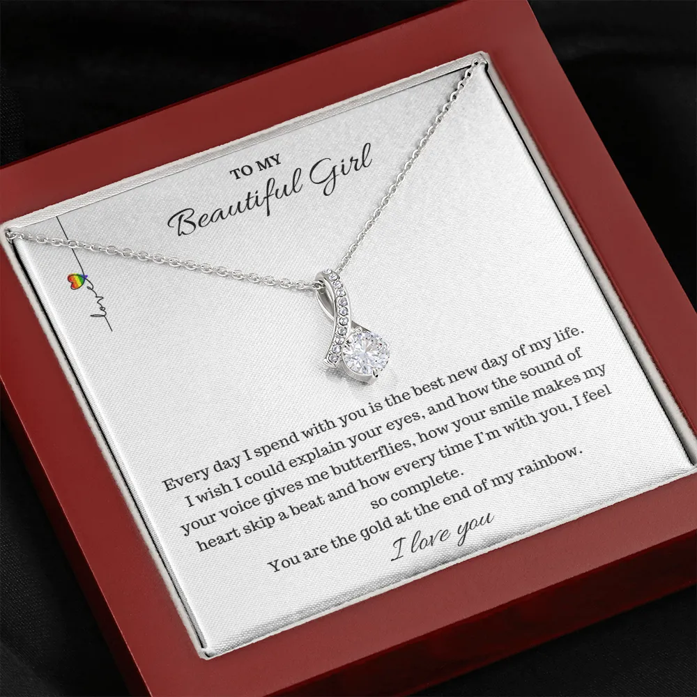 To My Beautiful Girl | Love is Love | Alluring Necklace💓🌈