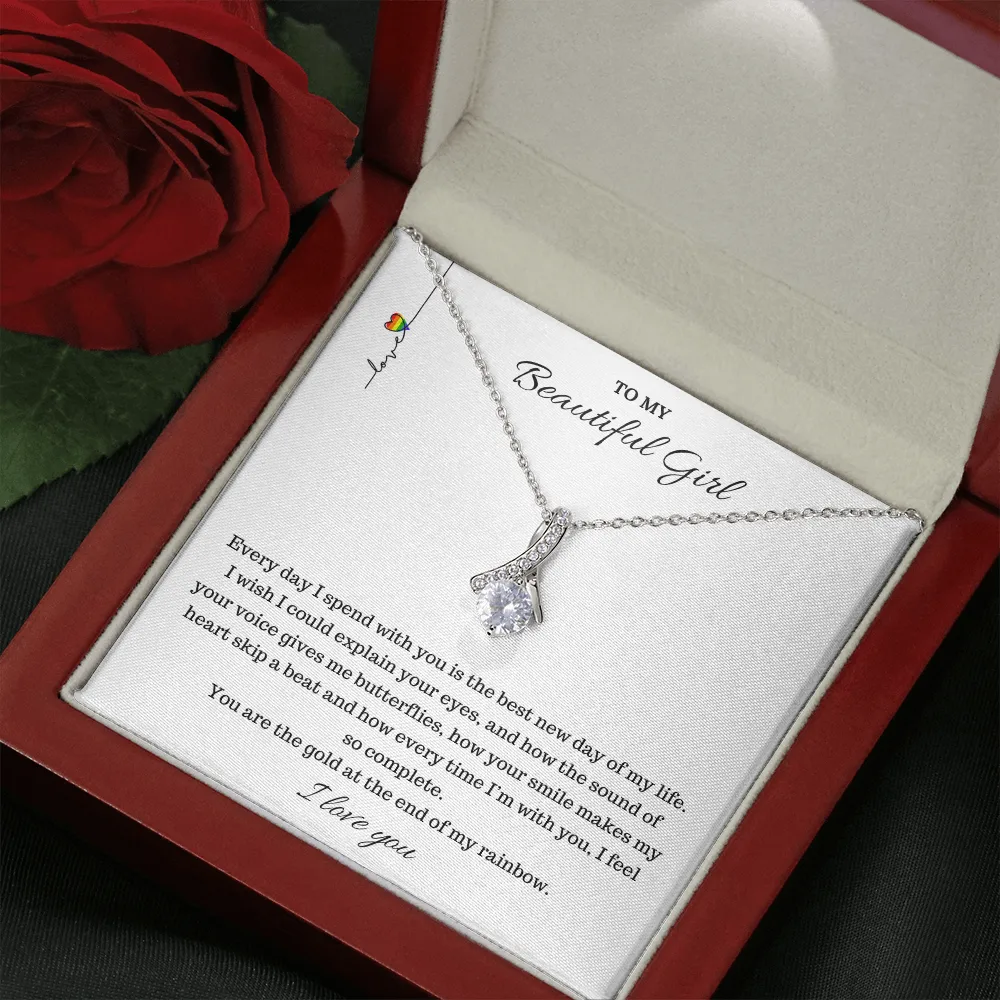 To My Beautiful Girl | Love is Love | Alluring Necklace💓🌈